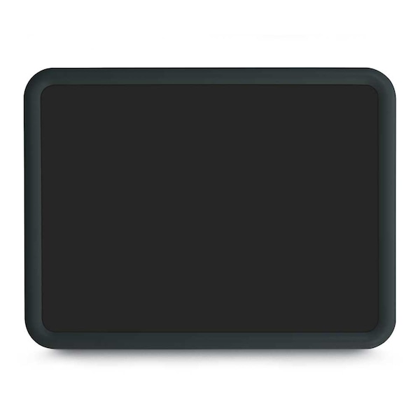 Corkboard, Single Door, Radius Frame, 36x36", Bronze/Cobalt